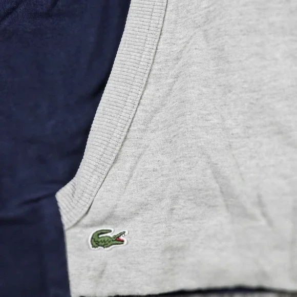 Lacoste Sport Hoodie Mens Medium Green White Navy Full Zip Sweatshirt Jacket - Picture 3 of 10
